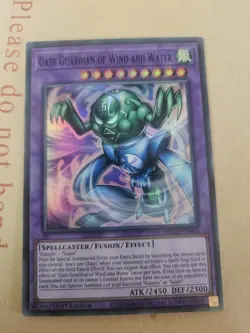 Yugioh Gate Guardian of Wind and Water MAZE-EN005 Super Rare 1st Edition NM - Image 1