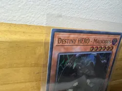 Destiny HERO Malicious RA03-EN001 Platinum Secret Rare 1st Edition YuGiOh TCG... - Image 2