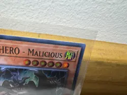 Destiny HERO Malicious RA03-EN001 Platinum Secret Rare 1st Edition YuGiOh TCG... - Image 3