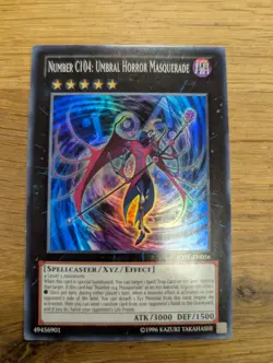 YuGiOh! Number C104: Umbral Horror Masquerade JOTL-EN056 Super Rare - Image 1