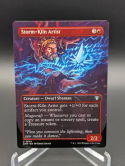 Storm-Kiln Artist (Borderless) Commander Masters Regular - Image 1
