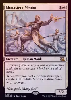 MTG (c) March of the Machine - Monastery Mentor (Foil) - Image 1