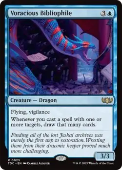 MTG Tarkir: Dragonstorm Commander - Voracious Bibliophile - Image 1