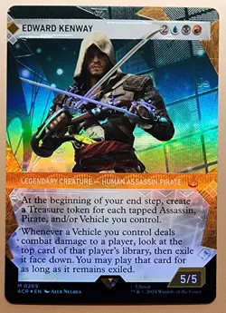Edward Kenway - Textured Foil - Assassins Creed - #269 - MTG - US SELLER - Image 1