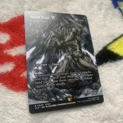MTG Astral Titan (Primeval Titan) [Borderless NON-FOIL] - [NM] Final Fantasy - Image 2