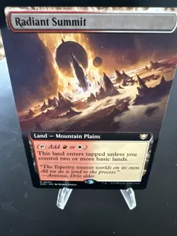 Radiant Summit (Extended Art) Commander: Edge of Eternities Regular - Image 1