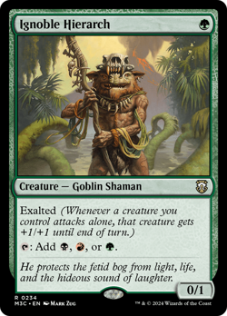 Ignoble Hierarch #234 | Near Mint | Modern Horizons 3 Commander Magic MTG - Image 1