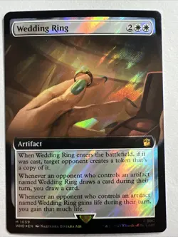MTG - Wedding Ring (Extended) (Surge Foil) - Doctor Who *NM/M* - Image 1
