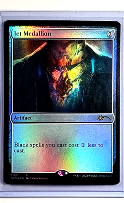 2022 MTG Magic the Gathering Post Malone Secret Lair Foil #1189 Jet Medallion - Image 1