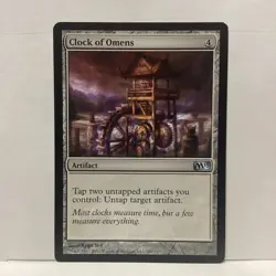 MTG Clock of Omens Magic: The Gathering Core Set 2013 Rare #202 - Image 1