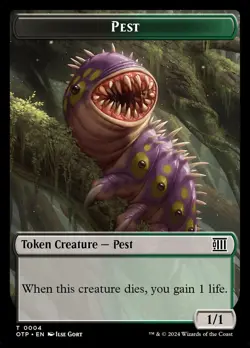 4x Pest Token - NM - Breaking News - SPARROW MAGIC - Image 1