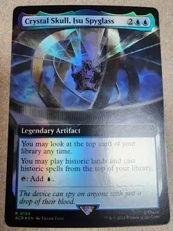 Crystal Skull, Isu Spyglass - #158 Foil (Extended Art) Assassin's Creed - Mtg - Image 1
