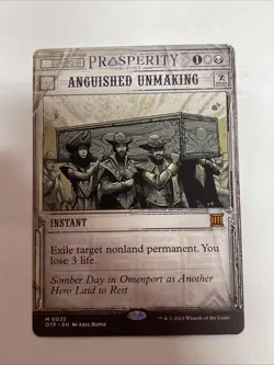 Anguished Unmaking Outlaws of Thunder Junction: Breaking News Mythic #35 - Image 1