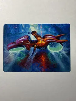 Chandra Spark Hunter Art Card 20/54 Aetherdrift - Image 1