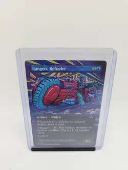 MTG Aetherdrift - Rangers' Refueler #303 - Borderless Foil - Image 1