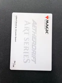 GILDED GHODA #34 MTG Aetherdrift Art Series - Image 2