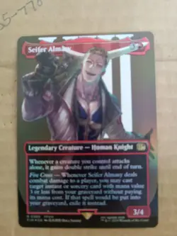 Seifer Almasy (Borderless) Final Fantasy Foil🔥🔥📦📦🃏🃏 - Image 1