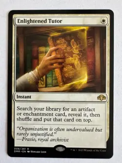 1x Enlightened Tutor - Dominaria Remastered - MTG - Image 1