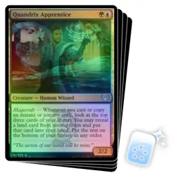 FOIL QUANDRIX APPRENTICE X4 Strixhaven: School Of Mages STX Magic MTG MINT CARD - Image 1
