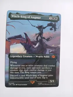 MTG Witch King of Angmar Borderless non-foil LTR - Image 1