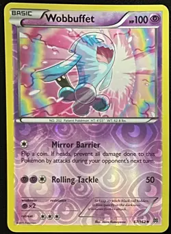 Wobbuffet 67/162 XY Breakthrough | Reverse Holo | LP | Pokemon Trading Card TCG - Image 1