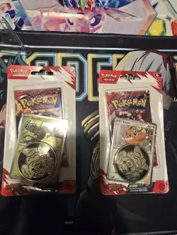 Pokemon TCG Destined Rivals Checklane Blister Pack Eevee & Zarude Lot Of 2 - Image 1