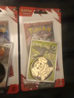 Pokemon TCG Destined Rivals Checklane Blister Pack Eevee & Zarude Lot Of 2 - Image 3