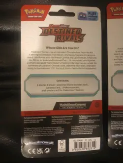 Pokemon TCG Destined Rivals Checklane Blister Pack Eevee & Zarude Lot Of 2 - Image 5