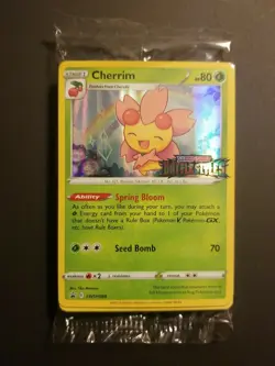 Pokemon Battle Styles Prerelease Promo Pack Factory Sealed Cherrim SWSH088 - Image 1