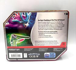 New Sealed POKEMON TCG Paradox Clash TIN Iron Leaves EX - Image 2