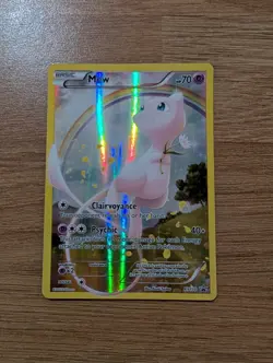 Pokemon TCG Mew XY110 Mythical Collection Black Star Promo Holo Card (NM/LP) - Image 1