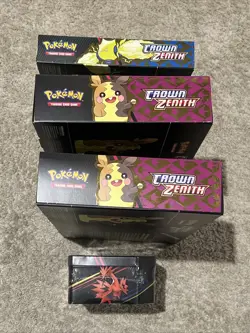 Pokemon - Crown Zenith - Moltres Tin, Regieleki V, Morpeko V-Union (x2) - Sealed - Image 5