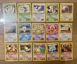 Pokemon Gym Challenge 1st Edition Card Lot Partial Set x84 Pack Fresh WOTC - Image 3