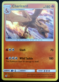 Charizard 5/18 Detective Pikachu Holo Rare NM Pokemon 2019 - Image 1