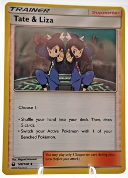Pokemon TCG Celestial Storm Tate & Liza 148/168 NM - Image 1