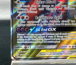 Pokemon TCG Garchomp Giratina GX 228/236 Unified Minds Holo Full Art DMG - Image 5