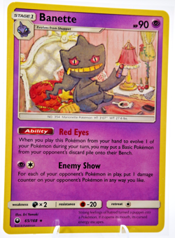 Banette Pokemon TCG 65/168 Rare NM Mint Celestial Storm - Image 1