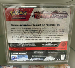 Pokemon Kamesin & Purpur Deutsch Display (36 Booster) + Acryl Box NEU & OVP - Image 2