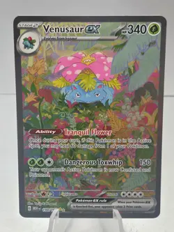 Pokemon TCG Venusaur ex 198/165 Scarlet & Violet 151 Special Illustration - #2 - Image 1