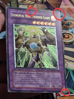 Elemental Hero Thunder Giant Ultimate Rare 1st Edition Euro Print - Image 3