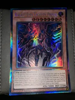 Yugioh MZTM-EN011 - Galaxy-Eyes Tachyon Primal - Collectors Rare CR EU print - Image 1