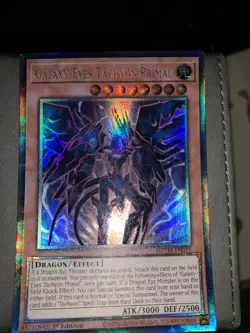 Yugioh MZTM-EN011 - Galaxy-Eyes Tachyon Primal - Collectors Rare CR EU print - Image 2