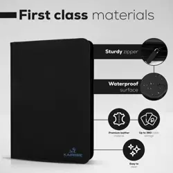 9 Pocket Trading Card Binder, Card Collection Binder PU Leather, 36 Pages for... - Image 2