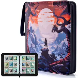 Trading Card Binder for MTG/YGO/PTCG Cards, Holds 900 Cards, Trading Card Hol... - Image 2