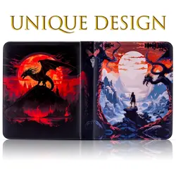 Trading Card Binder for MTG/YGO/PTCG Cards, Holds 900 Cards, Trading Card Hol... - Image 4