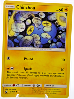 Chinchou - Sun & Moon: Celestial Storm - 49/168 - Common- NM - Pokemon Card - Image 1