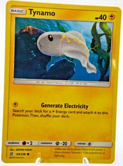 Pokemon TCG Tynamo SUn & Moon Unified Minds 64/236 Regular Common Card NM - Image 1