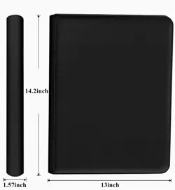 12 Pocket 720 Pockets Trading Card Binder, Ringless Side Loading Card Holder ... - Image 4