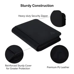 Premium 4 Pocket Card Binder, Fits 368 Trading Cards Ringless Trading Card Al... - Image 4