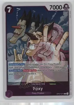 2024 One Piece Card Game: 500 Years in The Future OP07 R Foxy #OP07-071 00jz - Image 1